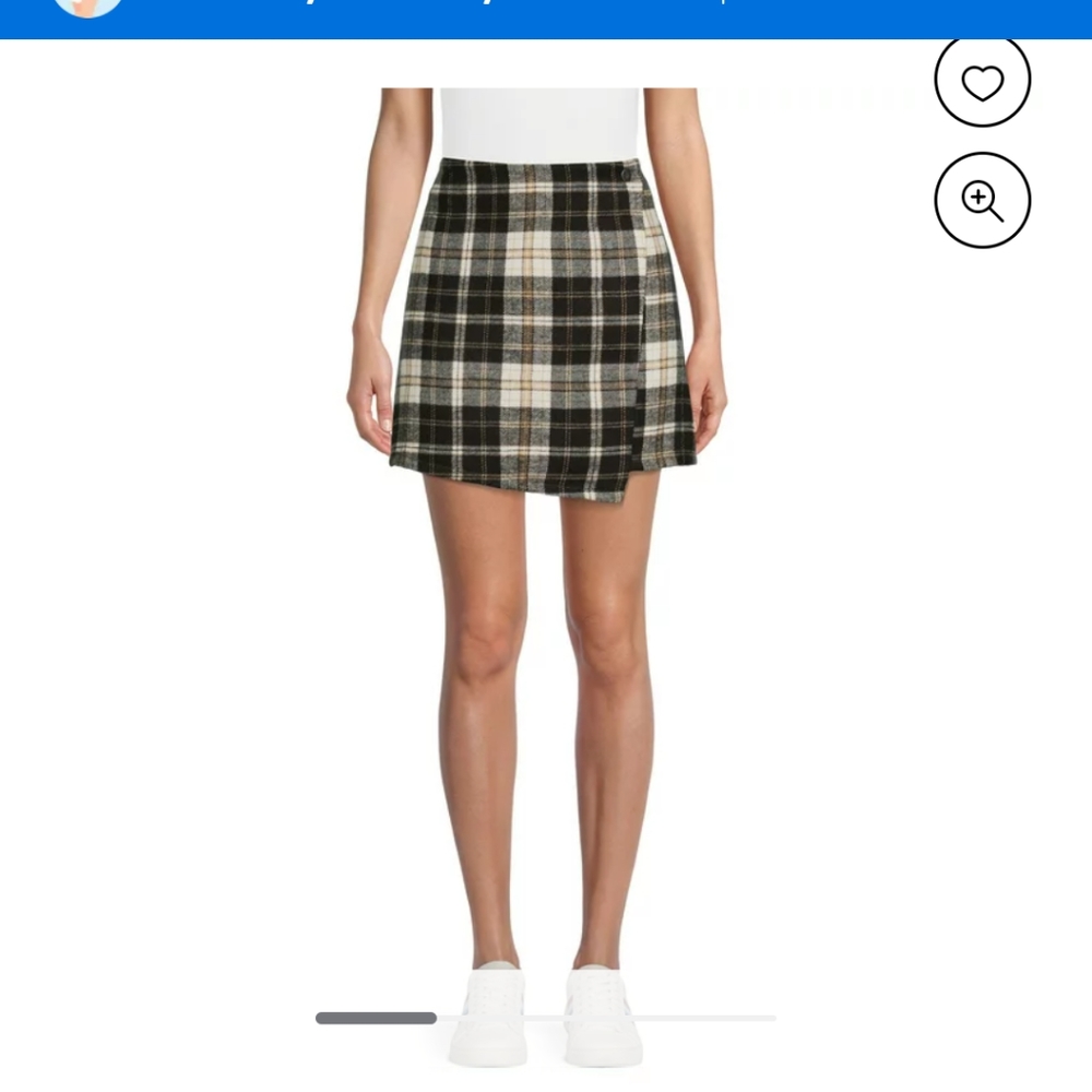 Plaid Skirt NWT